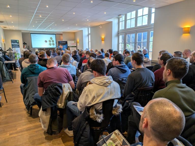 Réunion et échanges en salle l'après-midi