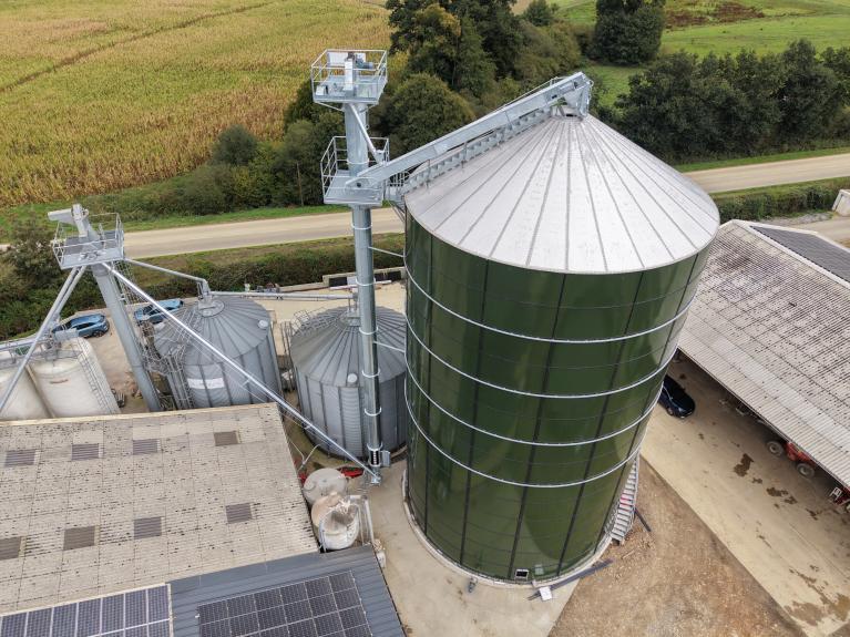 SILO-TOUR à fond plat